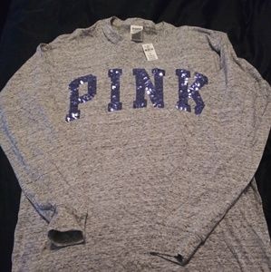 Oversize long sleeve victoria secret shirt